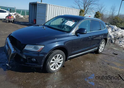 2013 Audi Q5 2.0T Premium from USA, damaged, VIN WA1CFAFP1DA054634